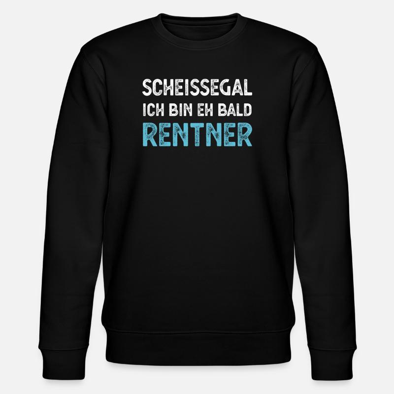 Rentner Ruhestand - Stanley/Stella Unisex Bio-Sweatshirt CHANGER - Schwarz