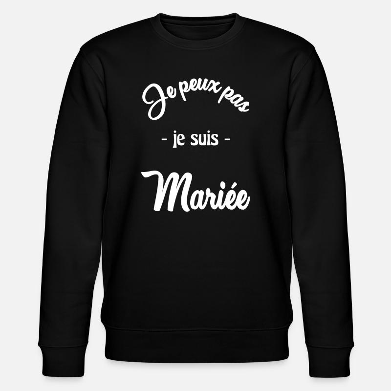 WEDDING. BRIDE-TO-BE - Stanley/Stella CHANGER Unisex Organic Sweatshirt - black
