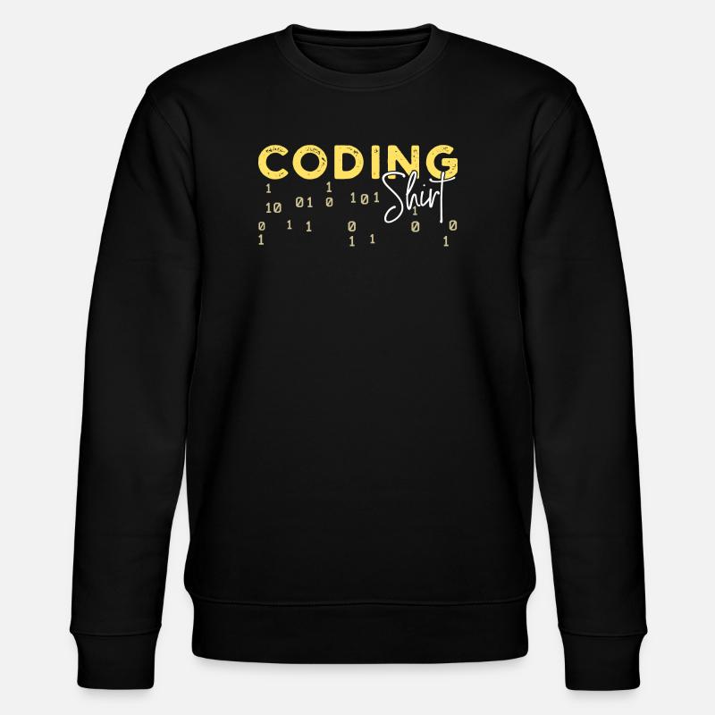 Coden Statement Developer Programmer Scripting - Stanley/Stella CHANGER Unisex Organic Sweatshirt - black