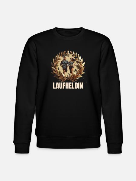 Laufheldin - Stanley/Stella Unisex Bio-Sweatshirt CHANGER - Schwarz