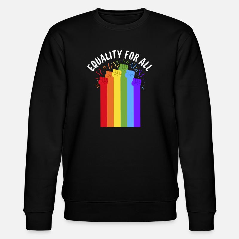 Égalité pour tous - Sweat bio CHANGER Stanley/Stella Unisexe - noir