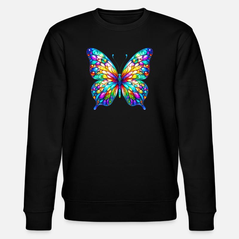 Papillon - Sweat bio CHANGER Stanley/Stella Unisexe - noir