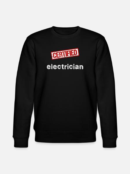 Electrician - Stanley/Stella CHANGER Unisex Organic Sweatshirt - black