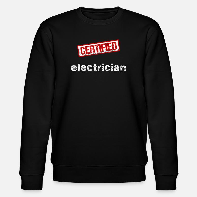 Électricien - Sweat bio CHANGER Stanley/Stella Unisexe - noir