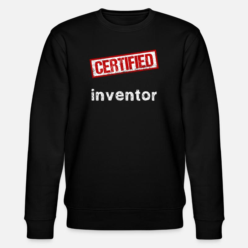Erfinder - Stanley/Stella Unisex Bio-Sweatshirt CHANGER  - Schwarz
