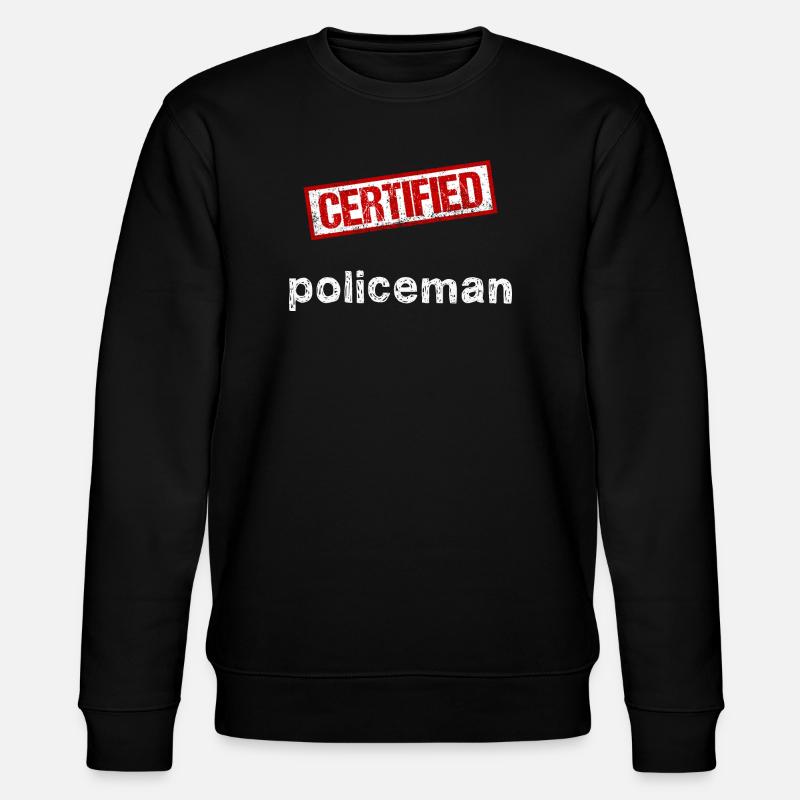 Polizist - Stanley/Stella Unisex Bio-Sweatshirt CHANGER  - Schwarz