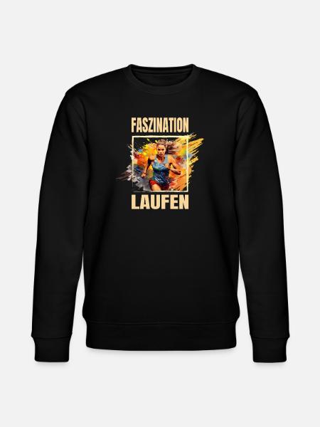 Faszination Laufen - Stanley/Stella Unisex Bio-Sweatshirt CHANGER - Schwarz