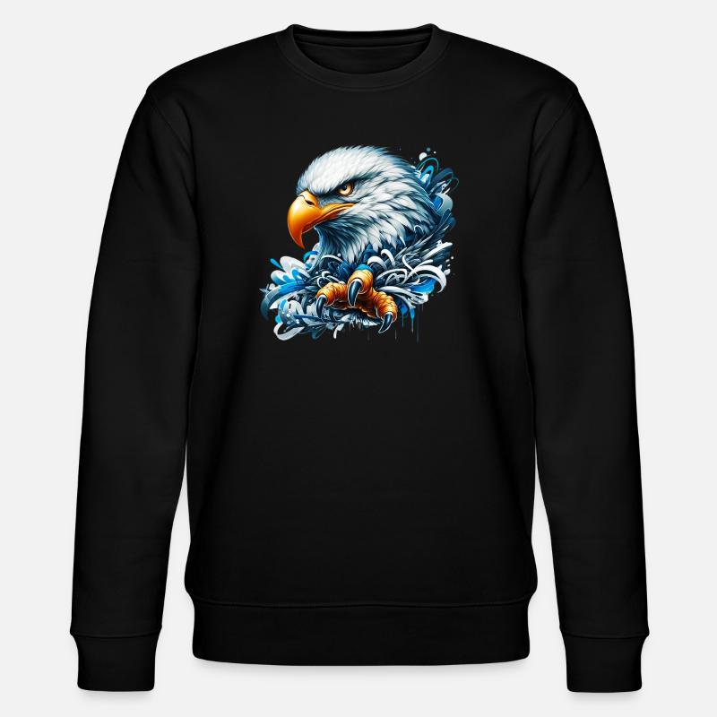 Eagle - Stanley/Stella CHANGER Unisex Organic Sweatshirt - black