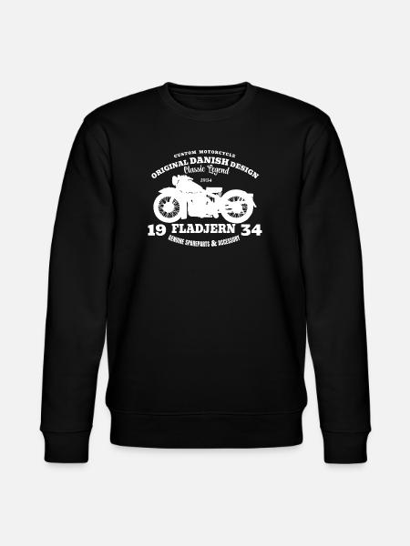 Danish Motorcycle 1934 Nimbus - Stanley/Stella CHANGER Unisex Organic Sweatshirt - black