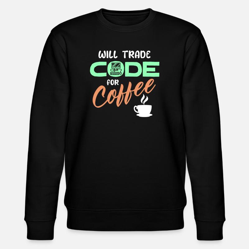 Programmer Developer Code Statement Computer - Stanley/Stella CHANGER Unisex Organic Sweatshirt - black