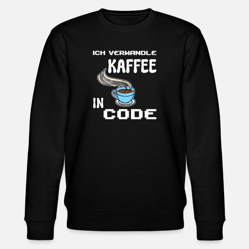 Developer Computerfreak Statement Coden Skripting - Stanley/Stella Unisex Bio-Sweatshirt CHANGER  - Schwarz