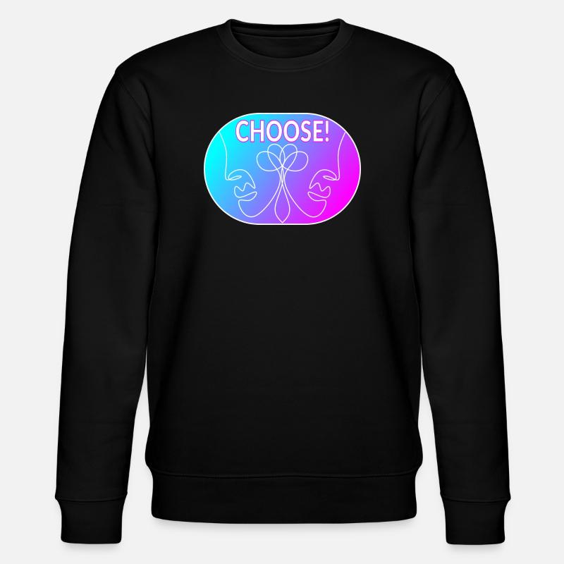 Dessin au trait - Choisir - Sweat bio CHANGER Stanley/Stella Unisexe - noir