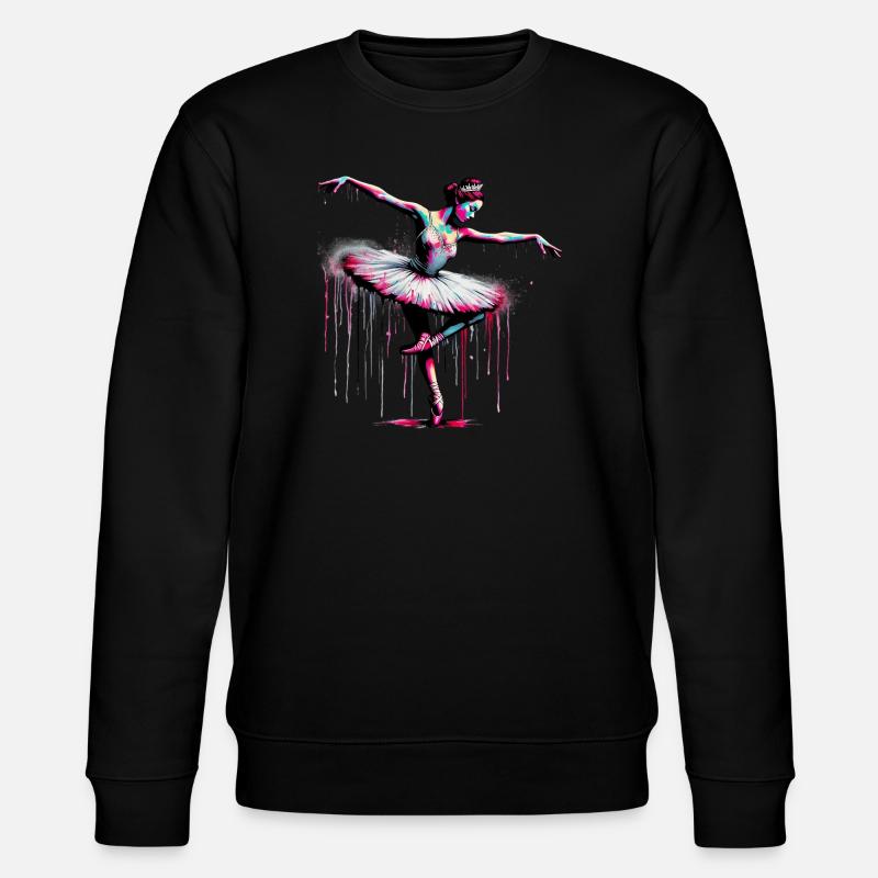 Danseuse de ballet avec tutu - Sweat bio CHANGER Stanley/Stella Unisexe - noir