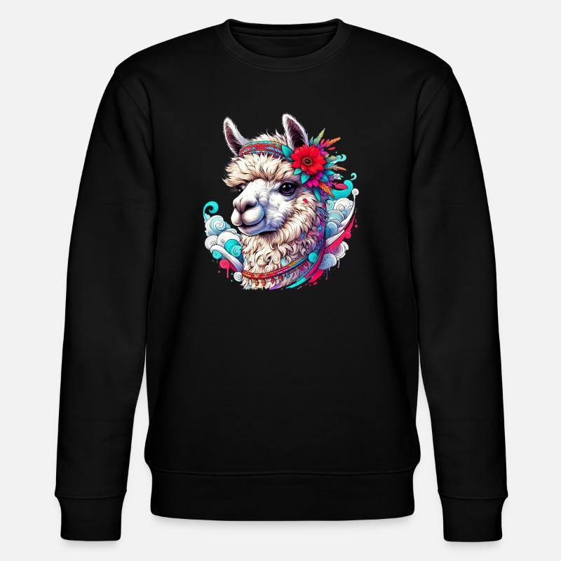 Alpaca - Stanley/Stella CHANGER Unisex Organic Sweatshirt - black