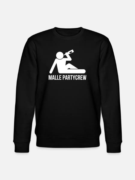 Malle Party Crew - Stanley/Stella CHANGER Unisex Organic Sweatshirt - black
