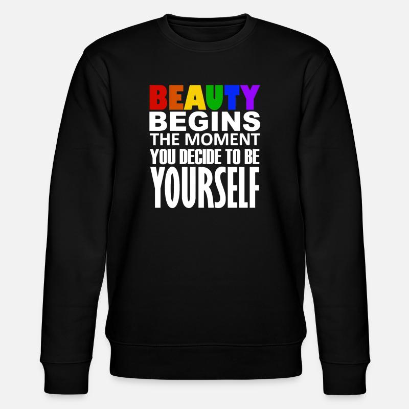 LGBTQIA+ - Stanley/Stella CHANGER Unisex Organic Sweatshirt - black