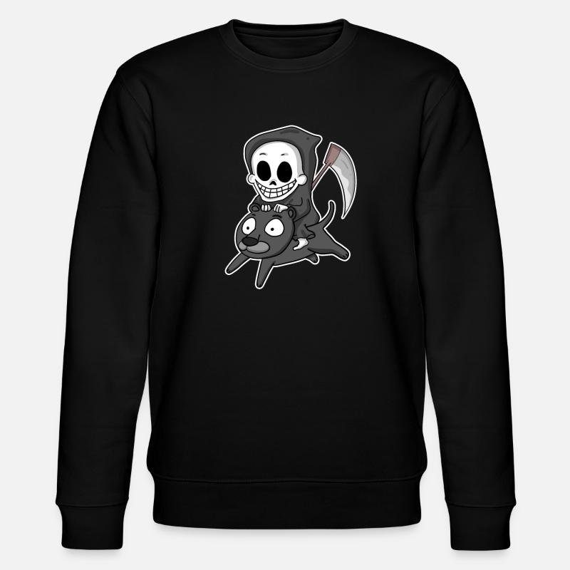 Faucheuse Motif Wildcat - Sweat bio CHANGER Stanley/Stella Unisexe - noir