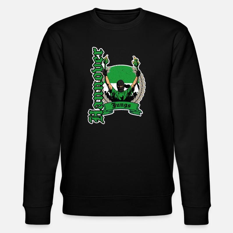 Hannover Jungs Fußball - Stanley/Stella Unisex Bio-Sweatshirt CHANGER  - Schwarz