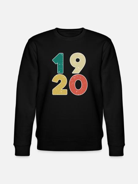1920 - Year 1920 - Year 1920 - Stanley/Stella CHANGER Unisex Organic Sweatshirt - black