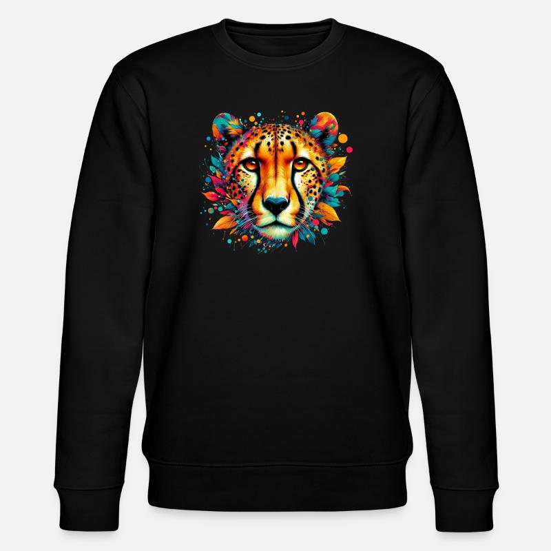 Guépard - Sweat bio CHANGER Stanley/Stella Unisexe - noir