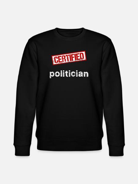 Politician - Stanley/Stella CHANGER Unisex Organic Sweatshirt - black