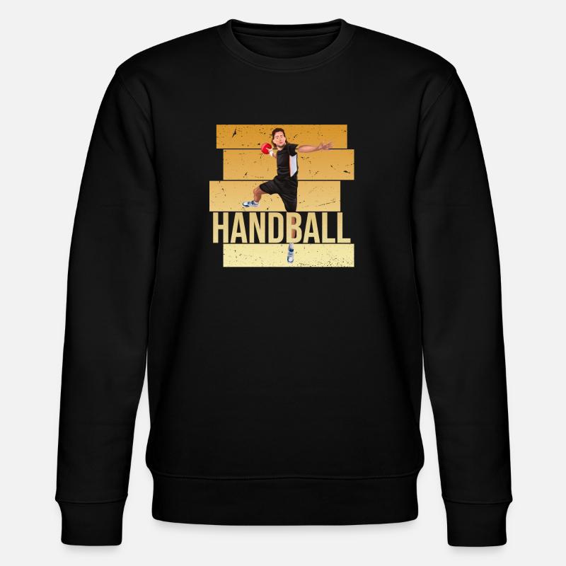 Handball - Stanley/Stella Unisex Bio-Sweatshirt CHANGER  - Schwarz