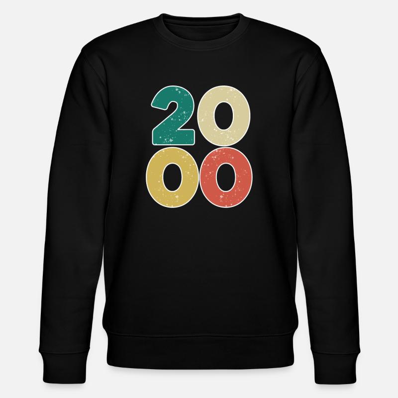 2000 - Année 2000 - Année 2000 - Sweat bio CHANGER Stanley/Stella Unisexe - noir