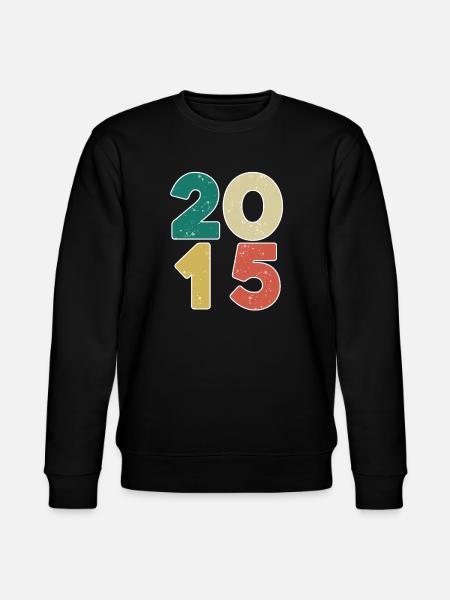 2015 - Year 2015 - Year 2015 - Stanley/Stella CHANGER Unisex Organic Sweatshirt - black