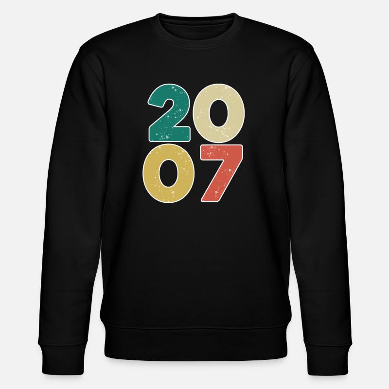 2007 - Year 2007 - Year 2007 - Stanley/Stella CHANGER Unisex Organic Sweatshirt - black