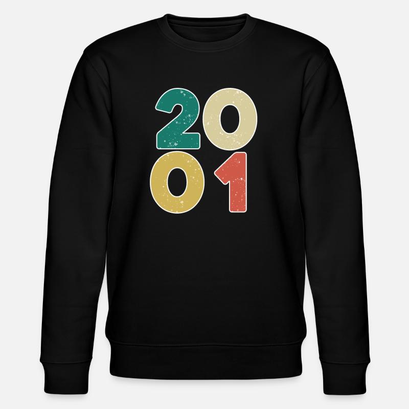 2001 - Année 2001 - Année 2001 - Sweat bio CHANGER Stanley/Stella Unisexe - noir