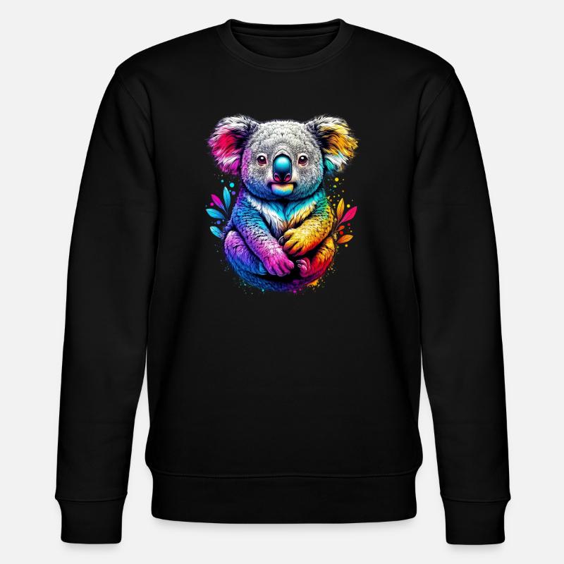 Koala - Stanley/Stella CHANGER Unisex Organic Sweatshirt - black