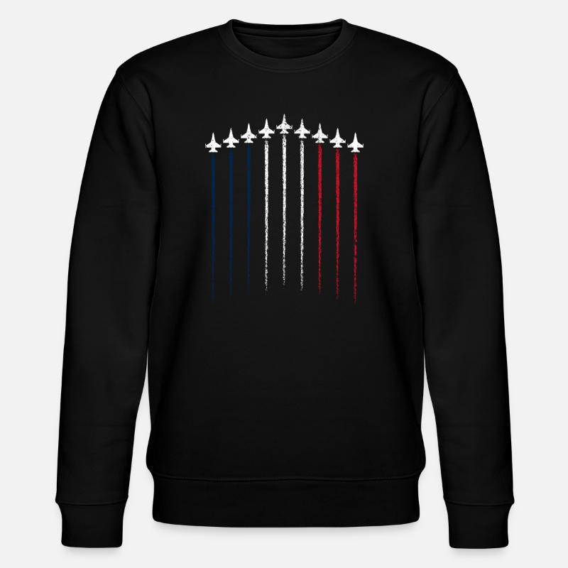 Jet Parade Tricolour - Stanley/Stella CHANGER Unisex Organic Sweatshirt - black
