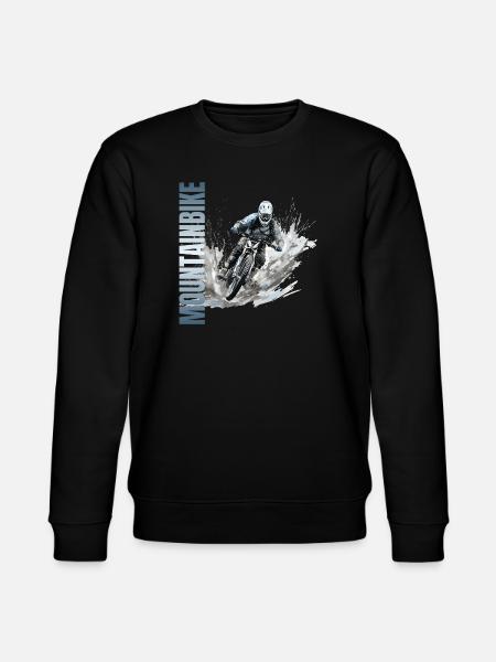 Mountainbike - Stanley/Stella Unisex Bio-Sweatshirt CHANGER - Schwarz