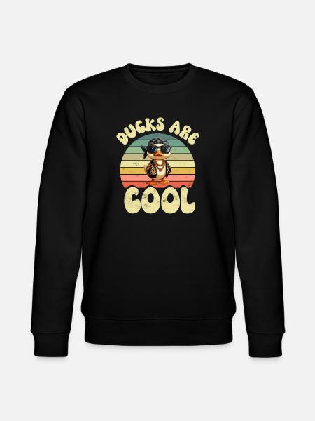 Duck Ducks - Stanley/Stella CHANGER Unisex Organic Sweatshirt - black
