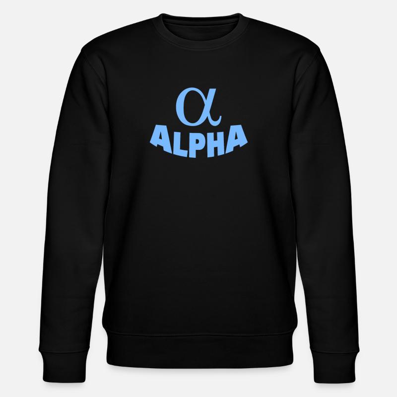 ALPHA - Stanley/Stella Unisex Bio-Sweatshirt CHANGER  - Schwarz
