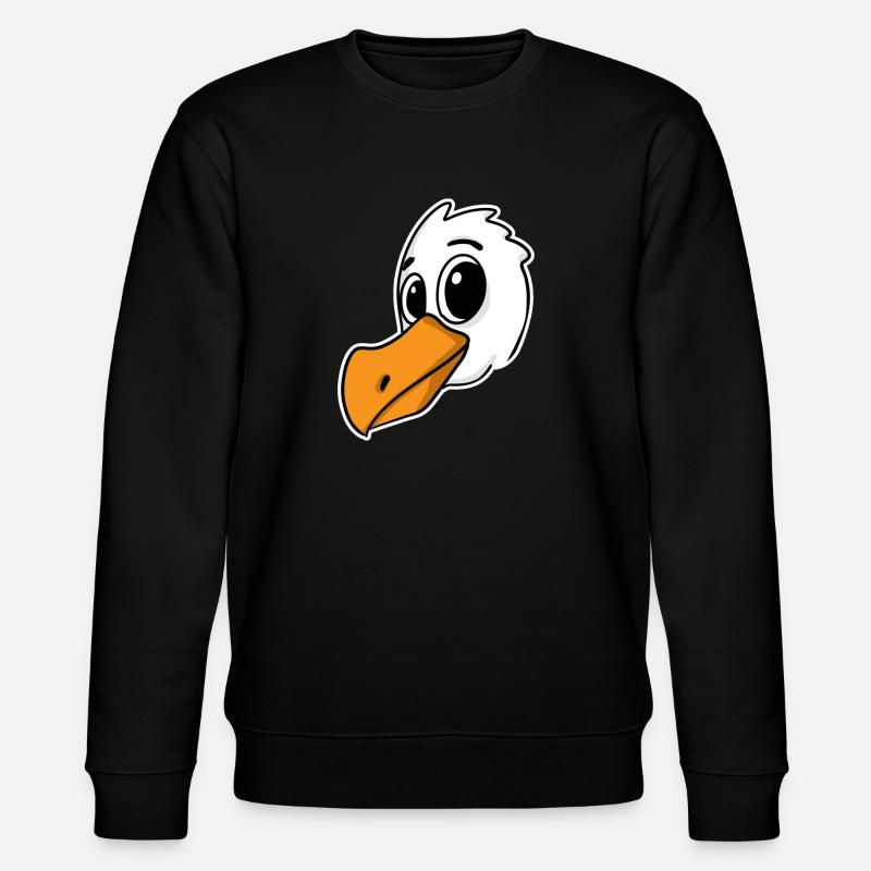 Seagull Bird North Sea - Stanley/Stella CHANGER Unisex Organic Sweatshirt - black