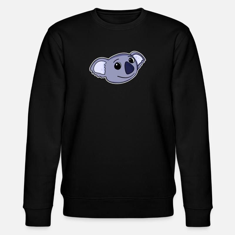 Koala Tête d’ours - Sweat bio CHANGER Stanley/Stella Unisexe - noir