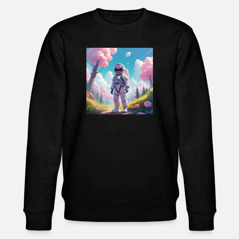 Spaceman - Stanley/Stella Unisex Bio-Sweatshirt CHANGER  - Schwarz