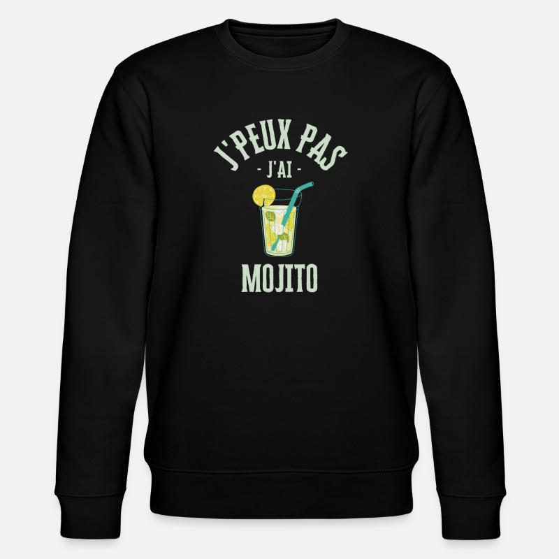 J'peux pas j’ai mojito - Sweat bio CHANGER Stanley/Stella Unisexe - noir