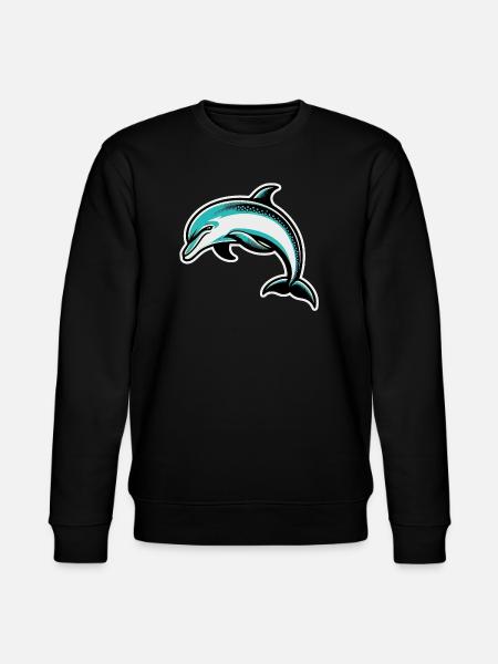Dolphin - Stanley/Stella CHANGER Unisex Organic Sweatshirt - black