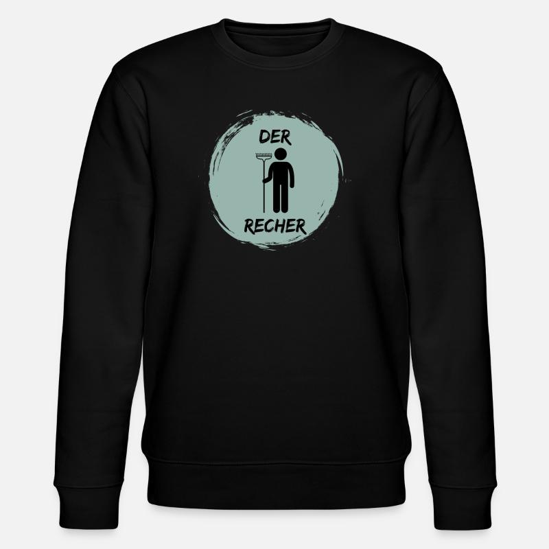 DerRecher - Stanley/Stella Unisex Bio-Sweatshirt CHANGER  - Schwarz