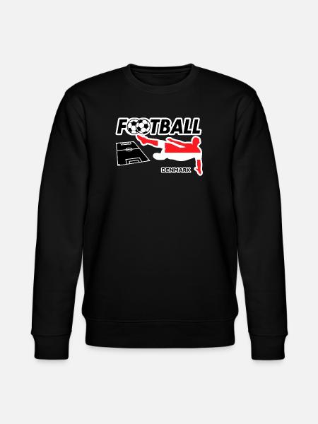 Football Fever Denmark - Stanley/Stella CHANGER Unisex Organic Sweatshirt - black