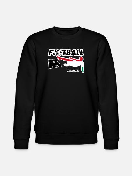 Fußball Fieber Ungarn - Stanley/Stella Unisex Bio-Sweatshirt CHANGER - Schwarz