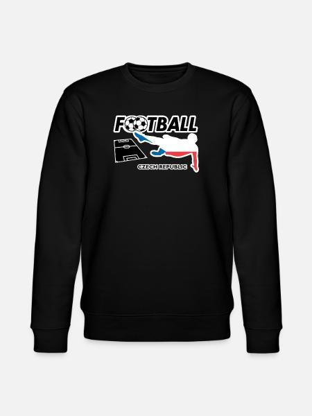 Fußball Fieber Tschechien - Stanley/Stella Unisex Bio-Sweatshirt CHANGER  - Schwarz