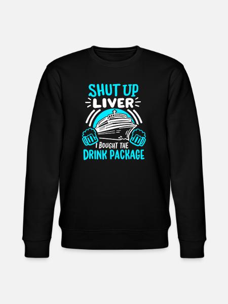 Kreuzfahrt Urlaub Trinken - Stanley/Stella Unisex Bio-Sweatshirt CHANGER  - Schwarz