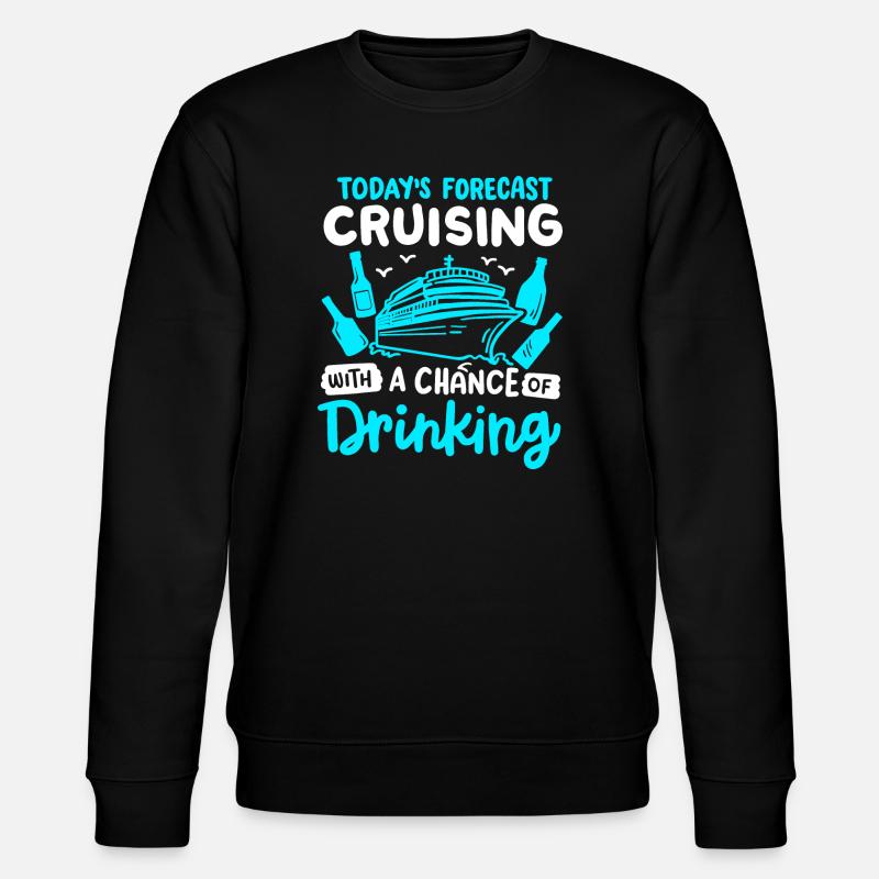 Kreuzfahrt Urlaub Trinken - Stanley/Stella Unisex Bio-Sweatshirt CHANGER  - Schwarz