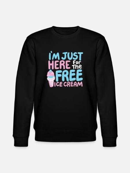 Eiscreme Eisliebhaber - Stanley/Stella Unisex Bio-Sweatshirt CHANGER - Schwarz