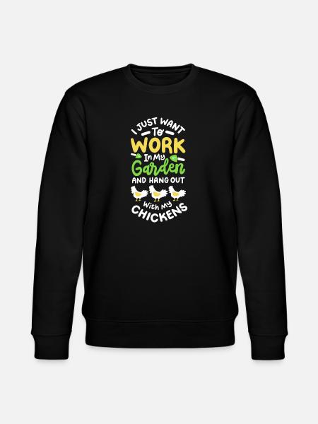Garten Gartenarbeit - Stanley/Stella Unisex Bio-Sweatshirt CHANGER  - Schwarz