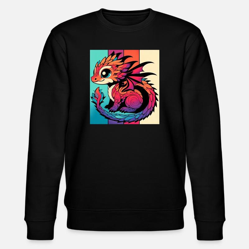 Dragon - Stanley/Stella CHANGER Unisex Organic Sweatshirt - black