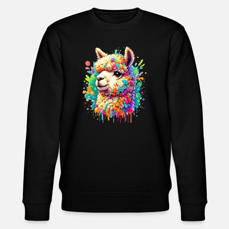 Alpaca - Stanley/Stella CHANGER Unisex Organic Sweatshirt - black